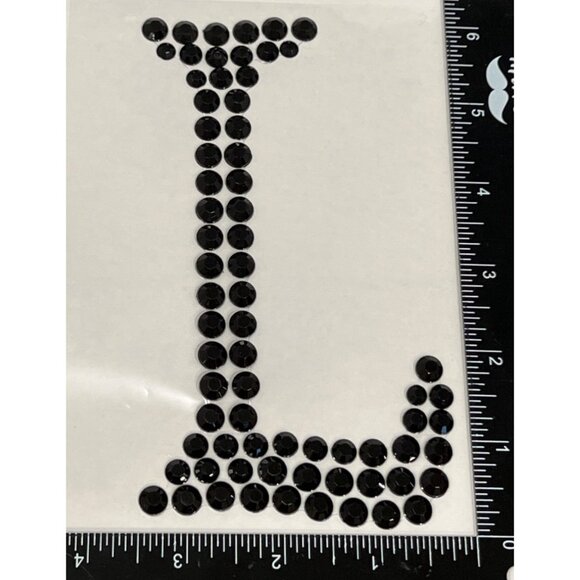Recollections Halloween Bling Rhinestone Gem Embellishment Letter L 422449 - Picture 3 of 3